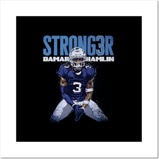 Damar Hamlin Buffalo Stronger Posters and Art